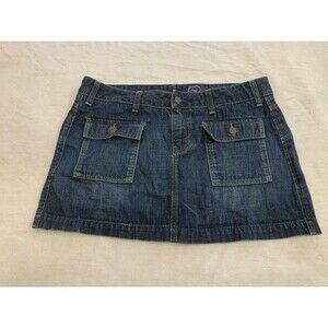 GAP JEANS WOMENS JEANS COTTON  SKIRT SIZE 12